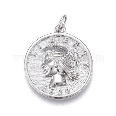 Латунные подвески&nbsp;ZIRC-M108-56P-1