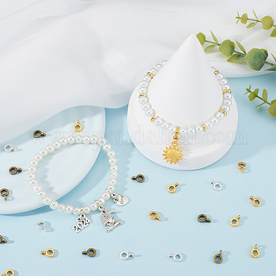 300 шт. 3 цвета вешалки в тибетском стиле трубчатые скобы TIBE-SP0001-04-1