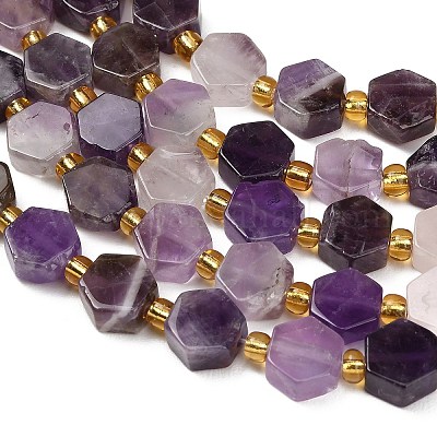 Natürlichen Amethyst Perlen Stränge&nbsp;G-F833-B08-01-1
