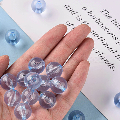 Прозрачные акриловые бусины&nbsp;LS-X-MACR-S370-A16mm-749-1