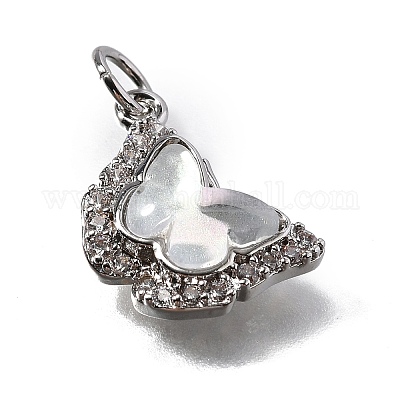 Латунные микро проложить кубического циркония подвески KK-Q043-03P-01-1