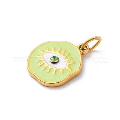 Подвески из нержавеющей стали 304 с эмалью STAS-I331-06G-1