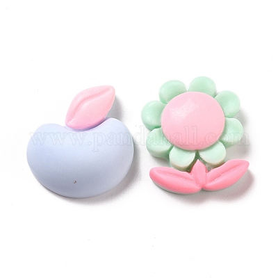 Непрозрачные кабошоны из смолы CRES-M012-01-1