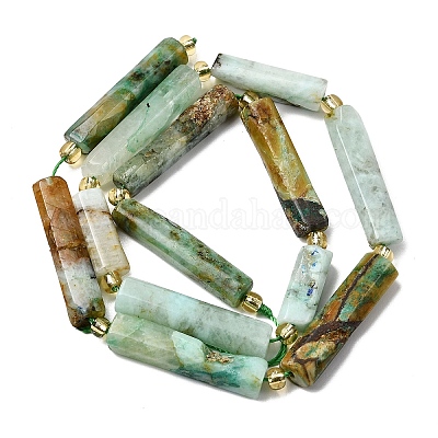 Натуральные бусы из хризоколлы и лазурита G-D353-A04-1