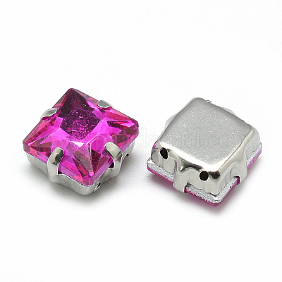 Шить на горный хрусталь RGLA-T037-8x8mm-10-1