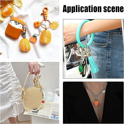 Наборы для самостоятельного изготовления брелоков на тему овощей DIY-NB0004-62-1