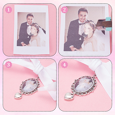 Овальная подвеска из сплава с сердцем в тибетском стиле PALLOY-AB00089-1