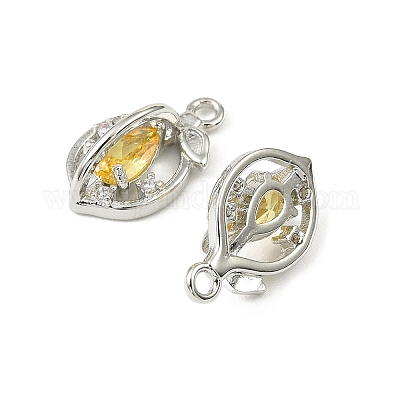 Латунные микро проложить кубического циркония подвески KK-C107-05P-1