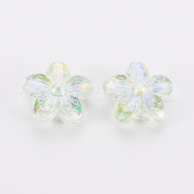 Прозрачные акриловые бусины TACR-S154-45C-327-1