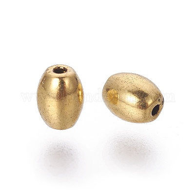 Сплавочные овальные бусины тибетского стиля  X-GLFH10358Y-1