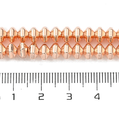 Гальванические нити из синтетических немагнитных гематитовых бусин G-H020-G01-01-1