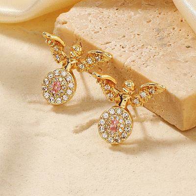 Латунь серьги&nbsp;YP7600-1-1