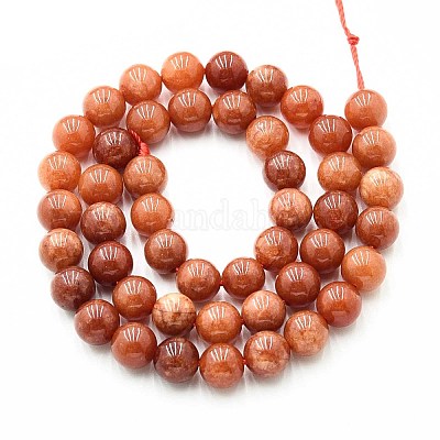 Природного кварца нитей бисера G-N355-8mm-59-1