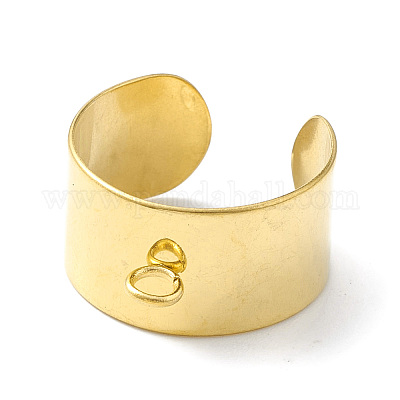 304 Edelstahl-Loop-Ring-Basen&nbsp;X-KK-I674-03B-G-1