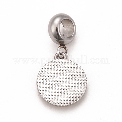304 нержавеющая сталь хрустальные стразы европейские подвески-шармы STAS-F278-07P-1