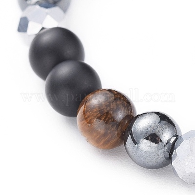 Стрейч браслеты BJEW-JB04651-01-1