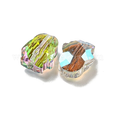 Гальванические стеклянные бусины EGLA-A041-01-HR01-1