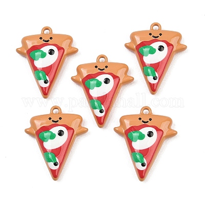 Выпечки расписные подвески из сплава&nbsp;FIND-I072-05-1