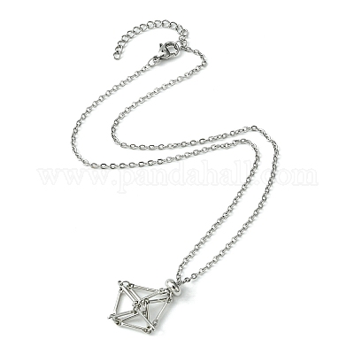 Мешочек для макраме из нержавеющей стали 304 NJEW-JN04468-01-1