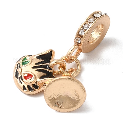 Подвеска из сплава с кристаллами и стразами в европейском стиле PALLOY-S189-18G-1