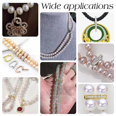 8 шт. 4-цветная латунная застежка-крутилка с микропаве из кубического циркония ZIRC-PH0001-45-1