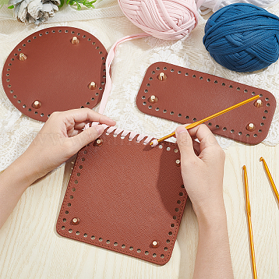 Buy Rectangle Crochet Bag Bottom Shaper With Holes Insert Base for Online  in India 