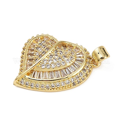 Латунные микро проложить кубического циркония подвески KK-S526-15G-A-1