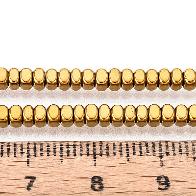 Гальванические нити из синтетических немагнитных гематитовых бусин G-T139-61B-1