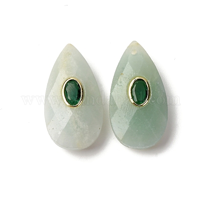 Подвески из натуральных цветов амазонита G-P586-01G-06-1