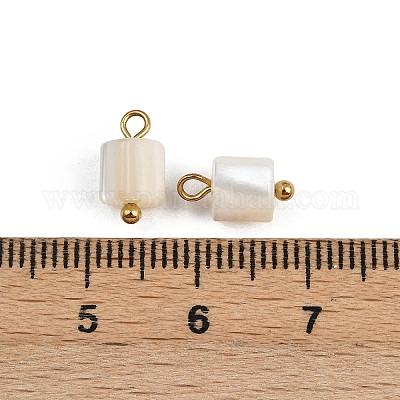 Подвески-колонны из натуральных ракушек STAS-D378-32G-1