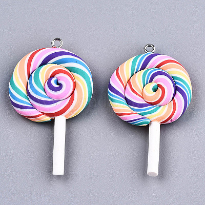 Подвески из полимерной глины ручной работы&nbsp;LS-X-CLAY-T016-80B-1