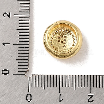 Подвески из латуни и кубического циркония KK-Z047-07G-P-RS-1