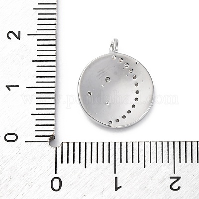 Латунные микро проложить кубического циркония подвески KK-D360-08P-1