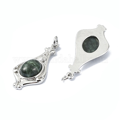 Стойка с латунными подвесками в форме ромба KK-NH0001-03P-1