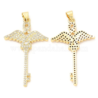 Стойки обшивки латунь микро проложить Циркон подвеску KK-A185-16G-1