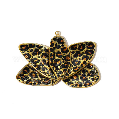 Подвески из нержавеющей стали 304 с эмалью STAS-OY005-17G-1