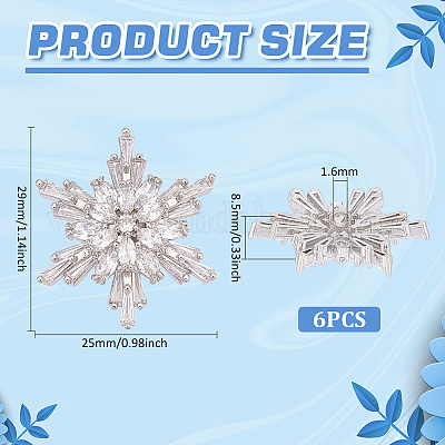 6 шт. латунные пуговицы с 1 отверстиями BUTT-FG0001-35P-1