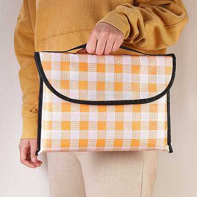 Переносной коврик для пикника из нетканого материала в клетку тартан JX572A-02-1