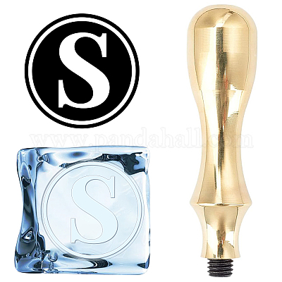 1 шт. головка штампа из латуни золотистого тона DIY-CP0008-98H-1