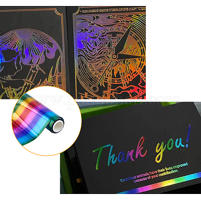 2 рулон фольги для горячего тиснения пэт DIY-FH0007-25-1