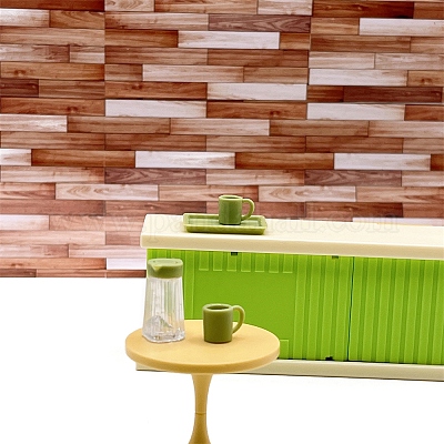 Пластиковый чайник и набор чашек миниатюрные украшения&nbsp;PW-WGC6D45-01-1