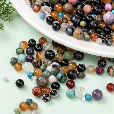 Perles de gemme mélangées naturelles&nbsp;G-K266-06-1