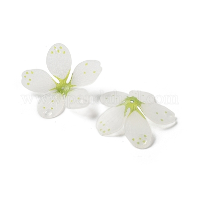 Непрозрачные акриловые колпачки шарик SACR-C006-02E-1