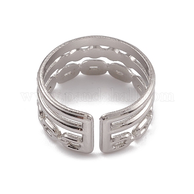 Кольца-манжеты из нержавеющей стали 304 с тройной линией RJEW-G285-15P-1