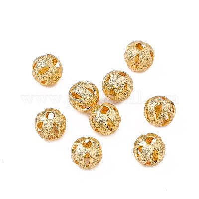 Стойки обшивки латунные бусины KK-G455-06A-G-1