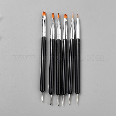 6шт акриловая двойная головка для ногтей&nbsp;MRMJ-WH20015-06-1