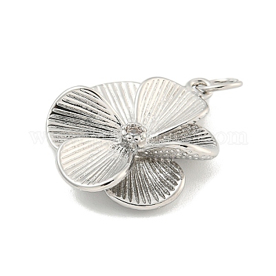 Стойки обшивки латунь микро проложить Циркон подвеску KK-C059-01P-1