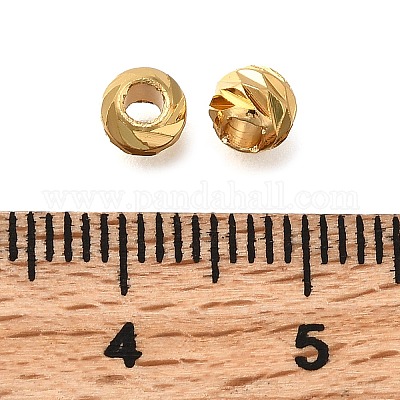 Латунные бусины KK-B147-02D-G-1