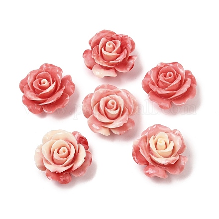 Резные бусины из синтетического коралла&nbsp;SHEL-Z003-03B-1