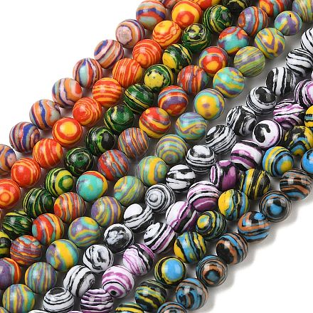 Синтетического малахита бисер нитей G-A249-A01-01-1